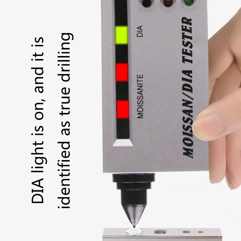 A2UD Diamond Tester,High Accuracy Jewelry Diamond Tester,Jewelry Gem-Tester Pen,Portable Electronic Diamond Checker Tool