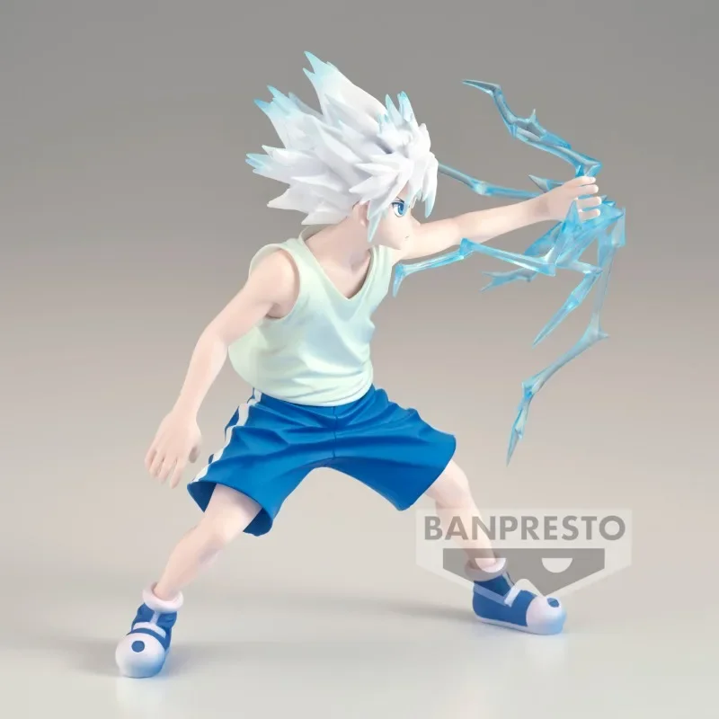 In Stock Bandai BANPRESTO VIBRATION STARS VS HUNTER×HUNTER Killua Zoldyck Anime Action Figure Toy Gift Model Collection Hobby