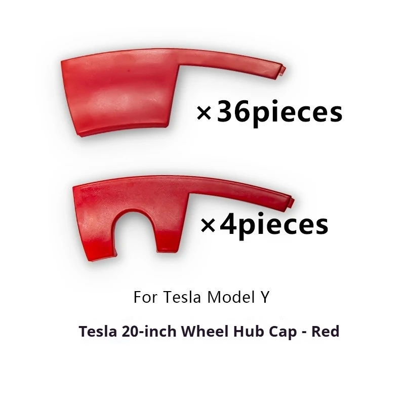 

For Tesla Model Y 20/21 Inches Car Wheel Hub Caps Patch ABS Wheel Protector Automobile External Parts