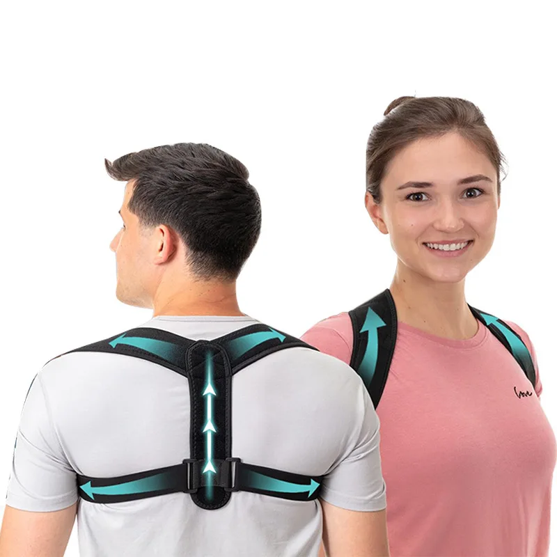 Shoulder Brace Upper Spine Support- Neck Clavicle and Back Pain Relief-Breathable Corrector-Back Brace for Men and Women