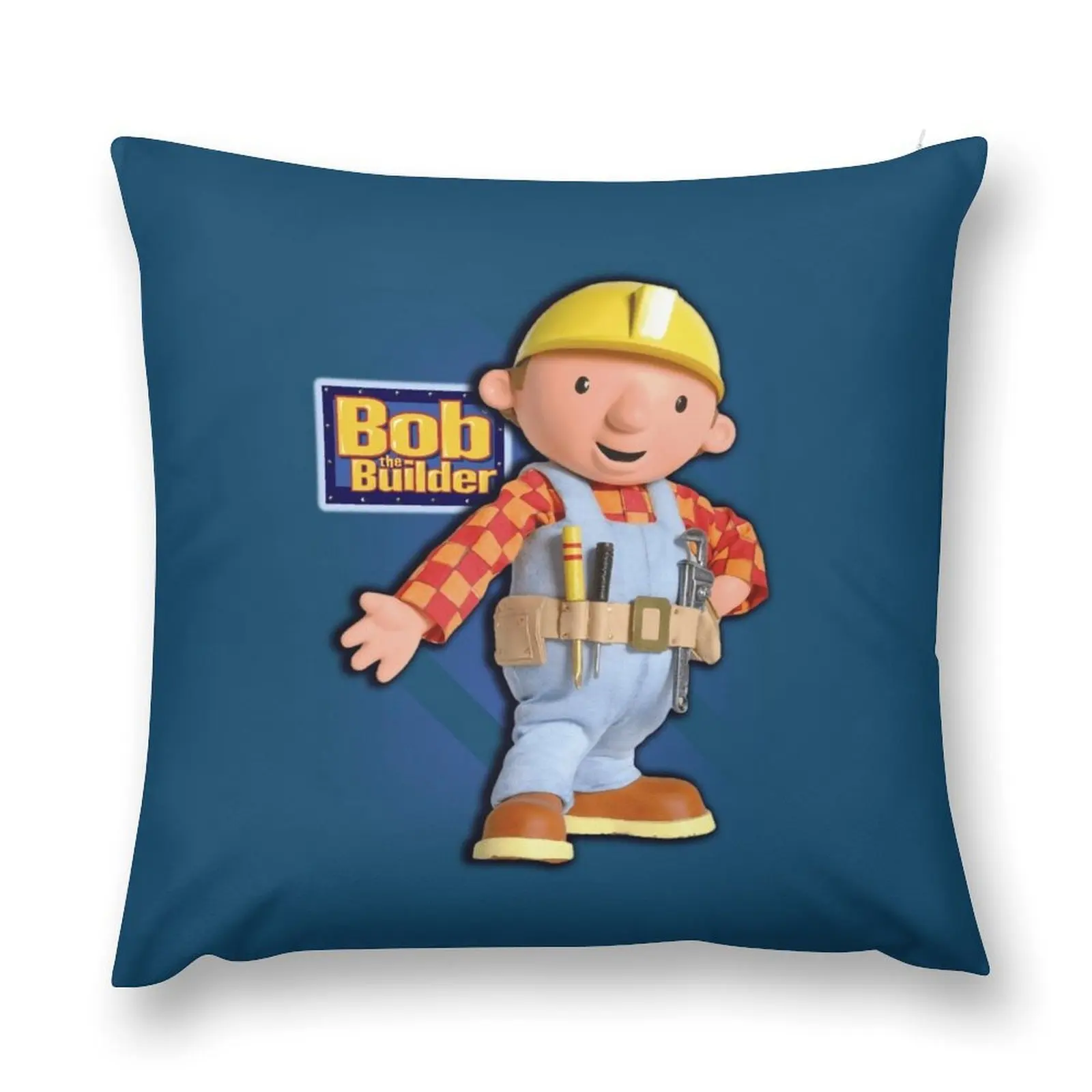 Bob The Builder with shadow Throw Pillow Luxury Cushion Cover Sofa Covers Luxury Sofa Cushions pillow