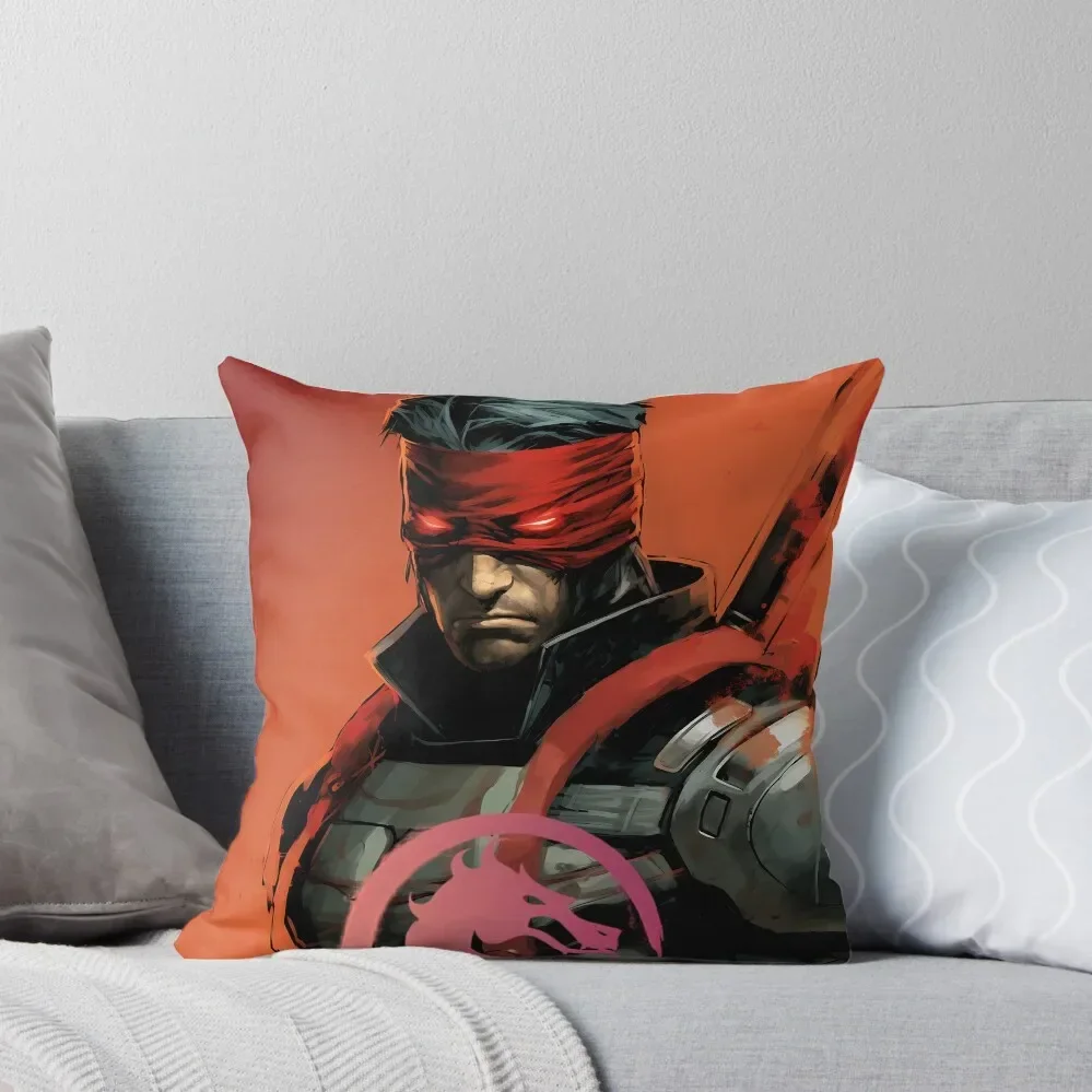 MK 1 Kenshi Throw Pillow anime girl pillow cover luxury pillow