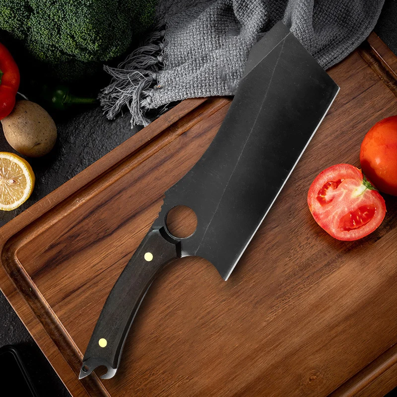 Coltello da cucina forgiato a mano affettare tritacarne mannaia coltello da macellaio disossamento in acciaio inossidabile coltelli da cuoco