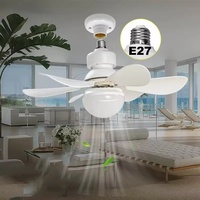 Ceiling Fan Lights E27 LED 40W Silent Electric Ceiling Fan Lamp With Remote Control Ceiling Fans Lights for Living Room 85-265V