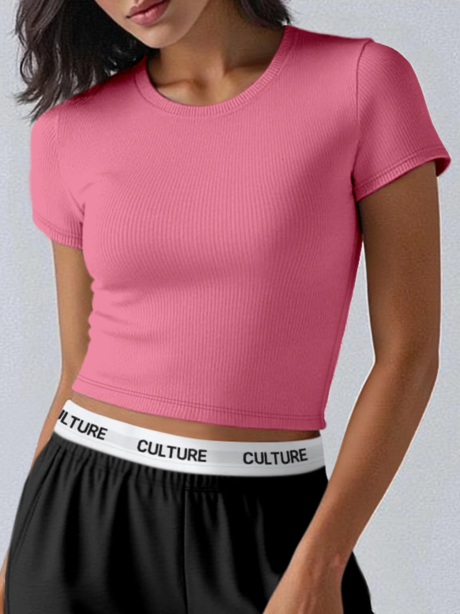 Top cropped versátil com gola - Undershirt Crew Neck avaliação e preço