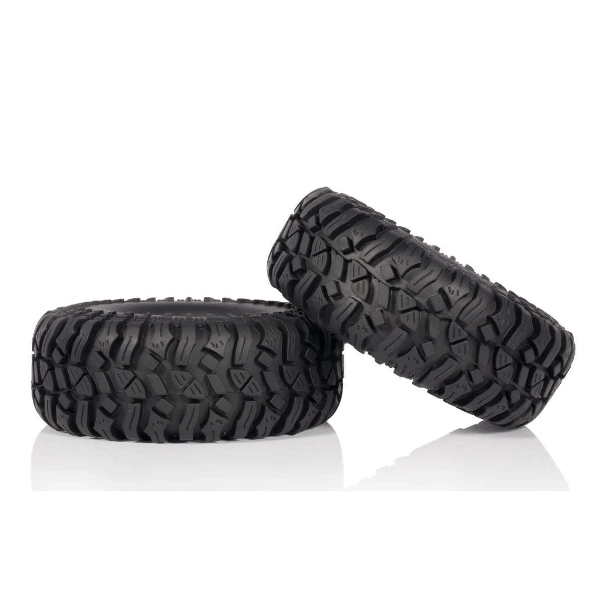 114*42mm 4Pcs 1.9\'\' Rubber Rock Tyres Wheel Tires for 1/10 RC Crawler Car Axial SCX10 TRX4 D90 Capra Redcat Gen8 YIKONG LCG Part