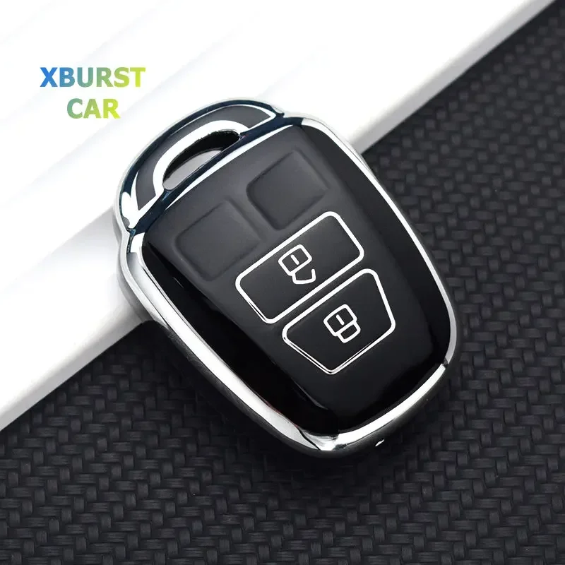 2/3/4 Buttons TPU Car Key Case Cover For Toyota Aqua Ractis Vitz RAV4 HiAce Land Cruiser Keyless Remote Fob Shell Keychain