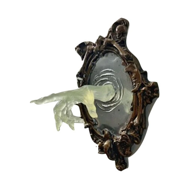 Mirror Ghost Wall Plaque Mirror Ghost Wall Sculpture Spectrum Hand Ghost In The Mirror Wall Plaque Wall Plaque Decoration