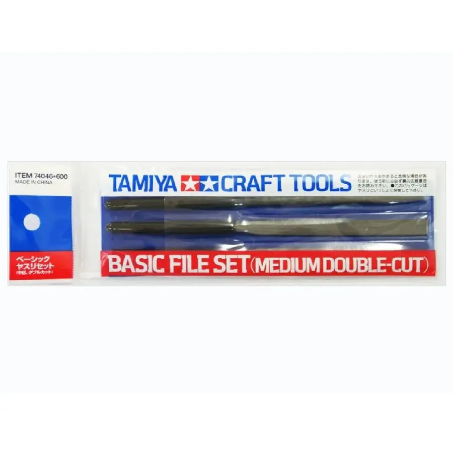

Tamiya TA74046 Набор базовых напильников серии Craft Tools (средний двойной вырез)