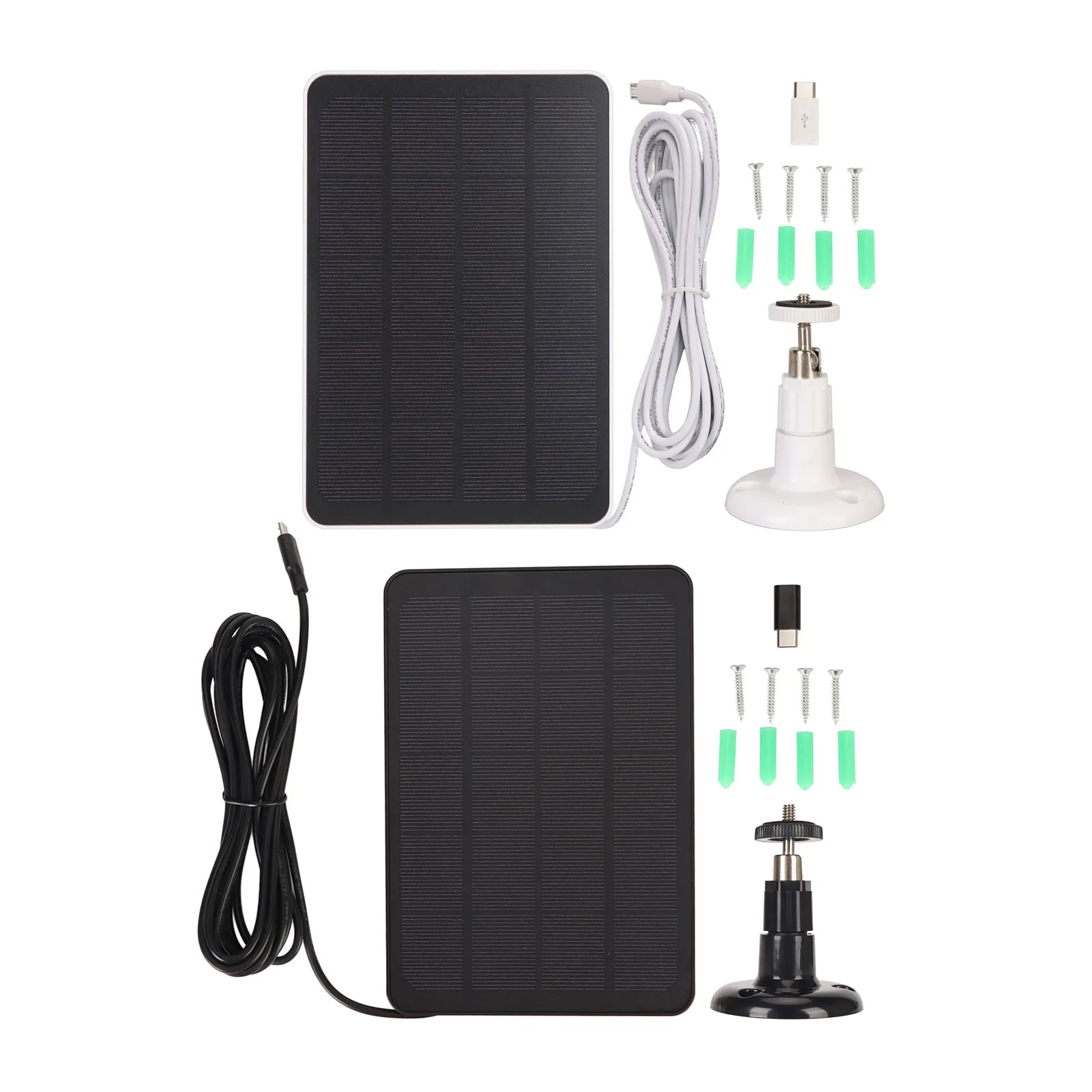 

Camera Accessories Camera Solar Panel IP65 Waterproof Camera 5V 4W High Efficiency for Micro USB C Solar Charging Panel