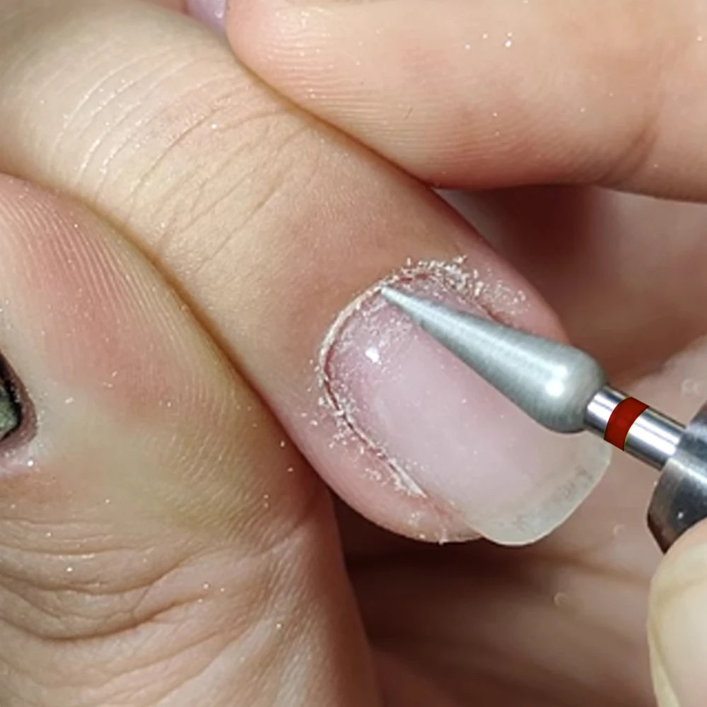 1pc prego brocas máquina pedicure manicure pé cutícula ferramentas limpas arquivo de unhas cabeça moagem ferramentas da arte do prego acessórios polonês