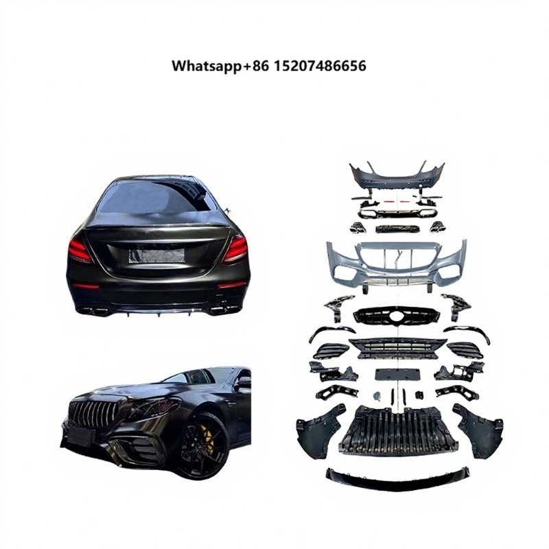 New  Plastic Body Kit Car Bumpers E63S Facelift for  W213 2016-2020 Upgrade to E63S Design Bodykit