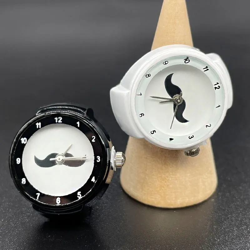 Luxury Finger Quartz Watch Mini Small Elastic Band  Alloy Watches Female Rings Jewelry Clock Men Women Classic Quartz Watch Ring