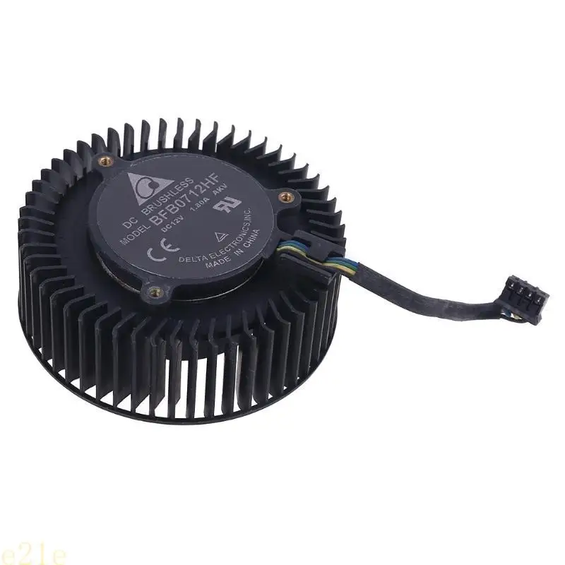 

E21E BFB0712HF 65mm 12V 1.8A 4Pin Graphics Card Cooling Fan for NVIDIA GTX980 980Ti