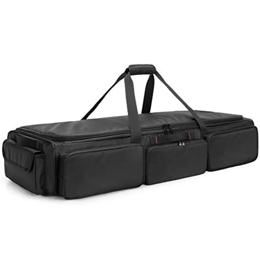 

Underseat Storage Bag for SuperCrew Cab Trucks: Black Heavy-Duty Nylon with 4 Detachable Dividers Anti-Slip Bottom
