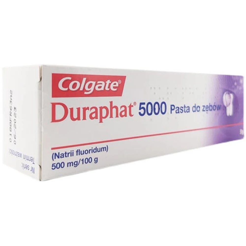 ยาสีฟันฟลูออไรด์คอลเกต5000 PPM 51gr ฟันป้องกันฟลูออไร Duraphat5000ผลิตภัณฑ์ดูแลช่องปาก