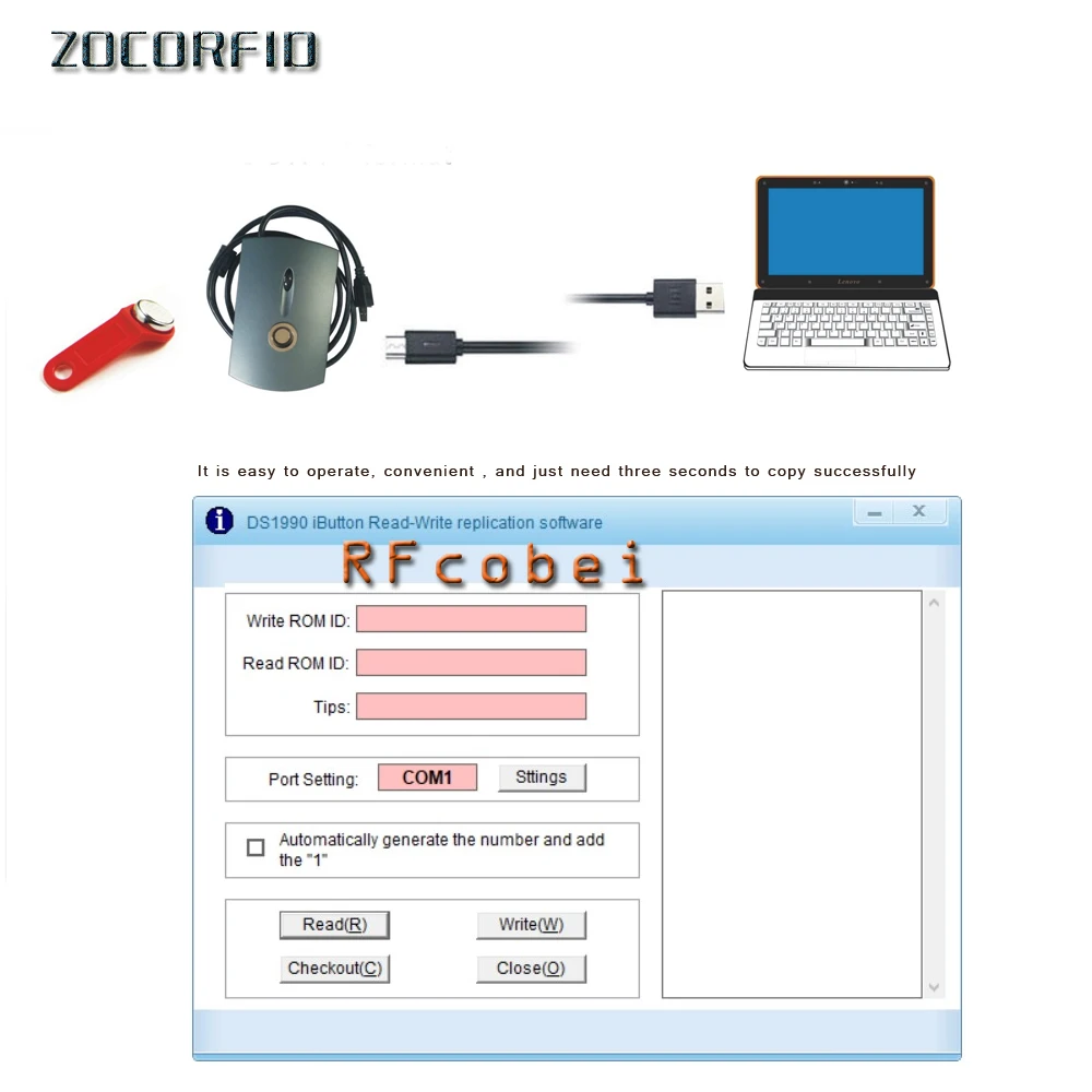 USB/RS232 DS1990A Túlium ibutton programmer Óraadó Artista Napidíjas duplicator cloner szabadon RW1990 Tantusz kulcs  majd TM1990A-F5 keyfob Epilógus