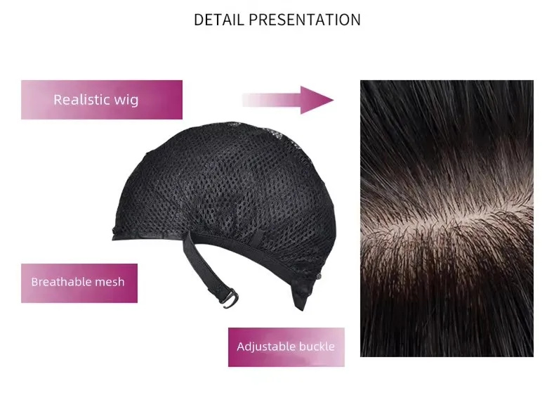 Extensiones de Cabello sintético para Cosplay diario, peluca rubia Bobo, Natural, transpirable, cubierta para la cabeza, peluca corta y recta para mujer