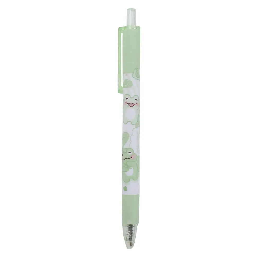 Durable Funny Writing Tool Press Office Gift Student Stationery Black Ink Pens Sign Pen Neutral Pen Frog Manual Gel Pens