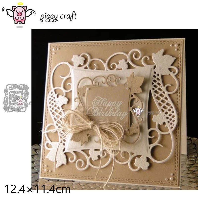 Piggy Craft metalowe matryce do wycinania matryc Różne serie ramy Scrapbook papier rzemieślniczy nóż forma ostrze dziurkacz szablony matryce