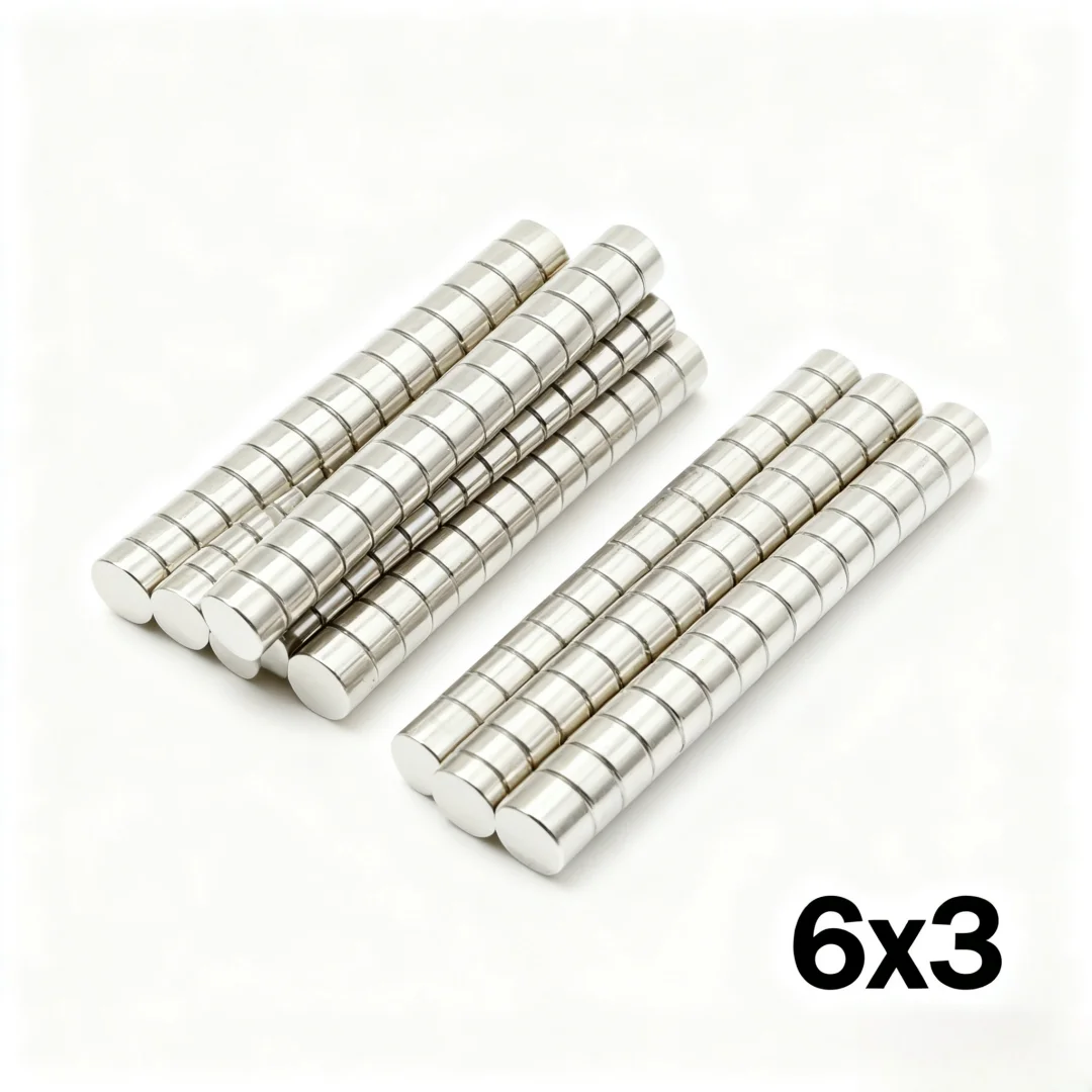 6x3mm Super Strong Magnet N35 Round Magnetic NdFeB Neodymium Magnet Powerful Disc imanes Refrigerator Magnets