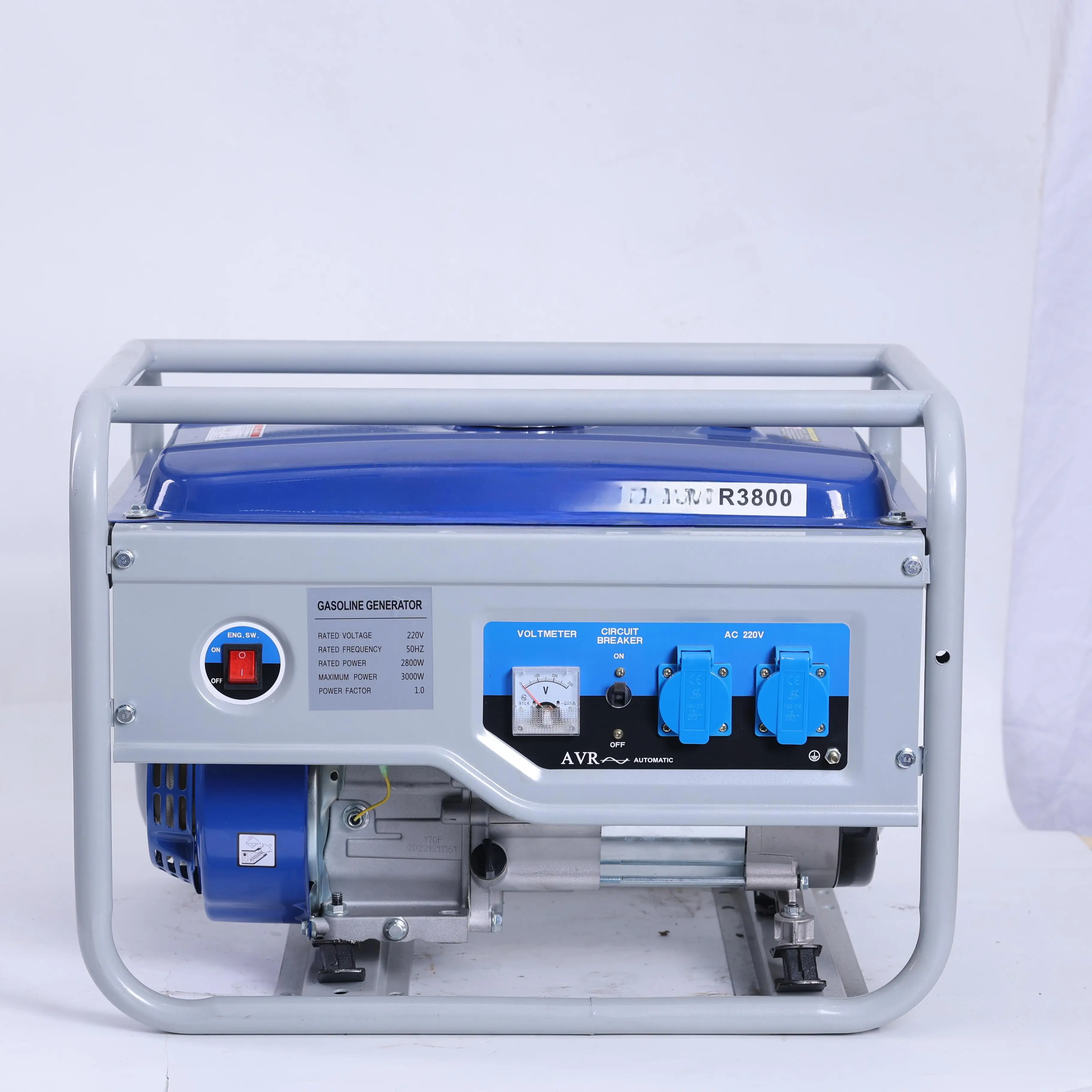 10000Watt Generator 220V 50HZ Generator 4-Stroke All-metal material Electricstart Air-Cooled for Household Use