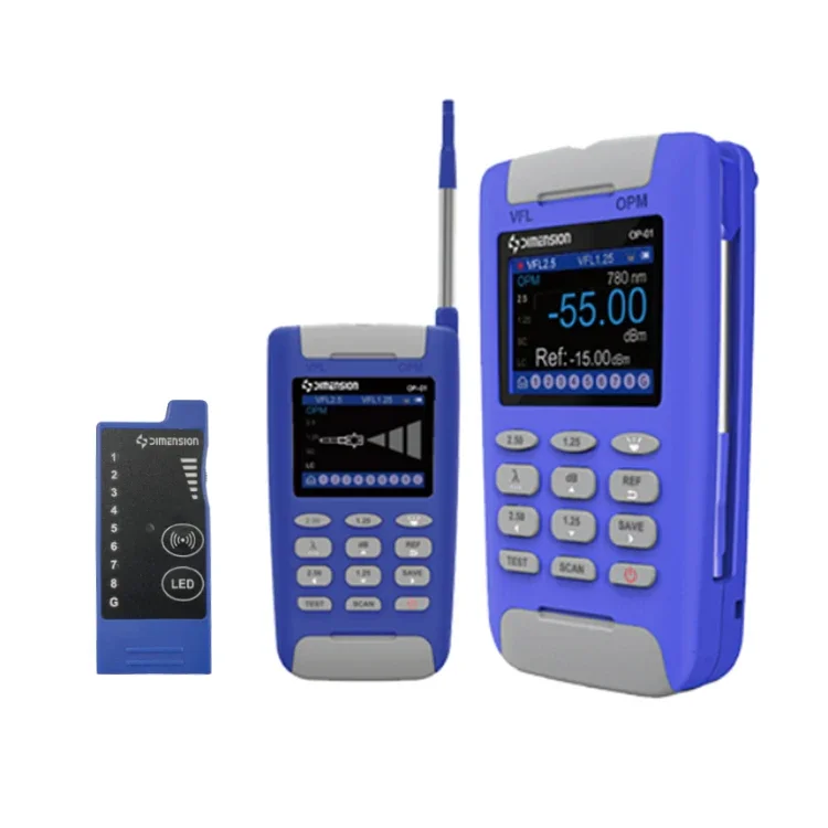 Non contact optical detection equipment multi-function tester for VFL power meter network cable RJ45 line finder OPM