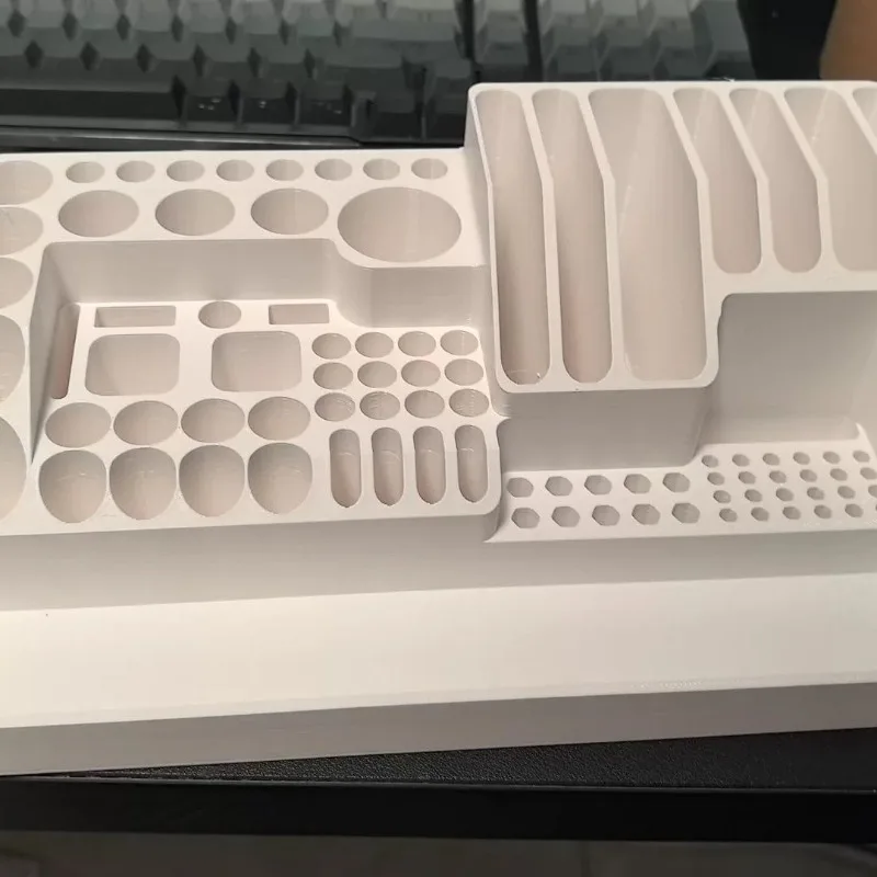 3D Printing Tool Box Compartment Parts Storage Rack Multifunctional Desktop Tool Organizer Rack Hardware Screw Storage Container