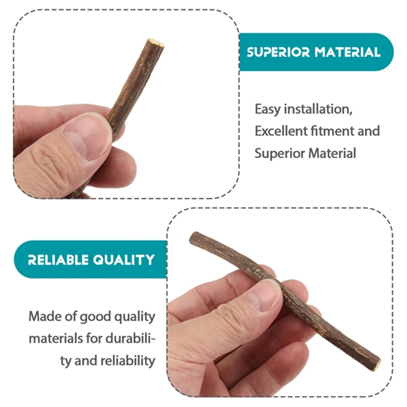 

20Pcs Natural Silvervine Sticks For Catnip Sticks Matatabi Chew Sticks Teeth Molar Chew Toys For Cat Teeth Cleaning