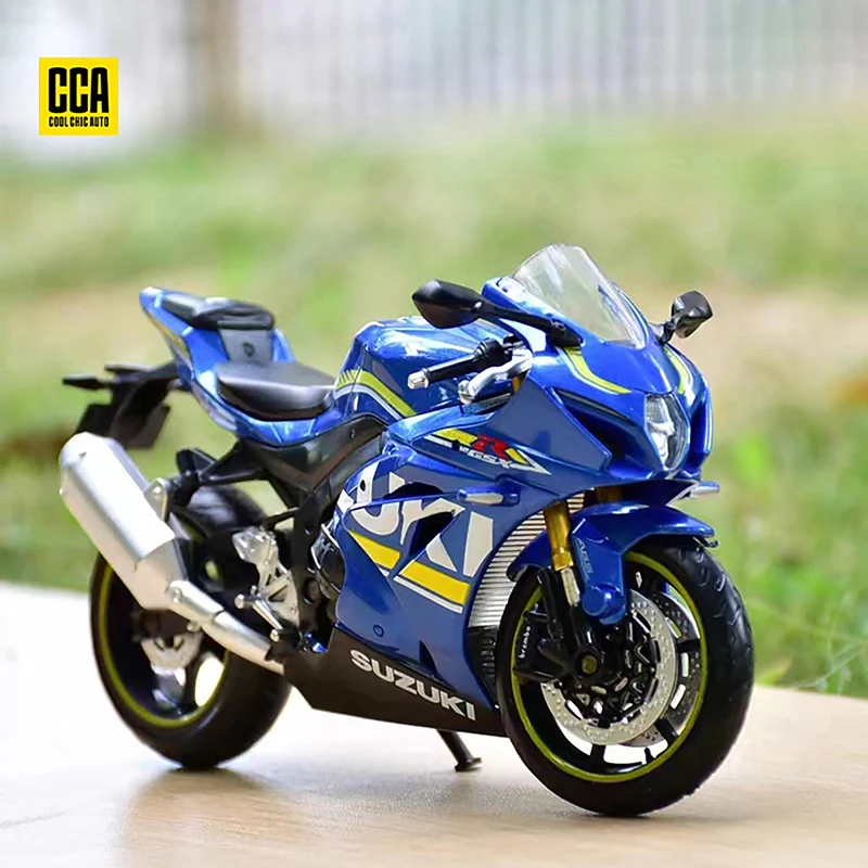 1pc 1:12 Suzuki GSX-R1000 Alloy Motorcycle Model Collection Metal Toy Embellishment Simulation Motorcycle Boy Gift