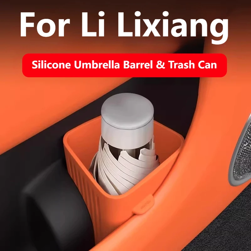 

For Li Lixiang L6 L7 L8 L9 Car Trash Can Umbrella Storage Waterproof Organizer Interior Accessories