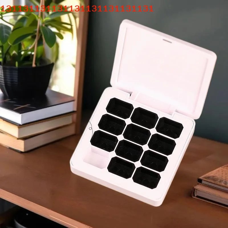 DIY Nagel Maniküre Magnetische Verpackung Box Organizer 4/6/9/12 Grids Leere Lagerung für Schnelle Malerei Gel UV Lacke Ombre