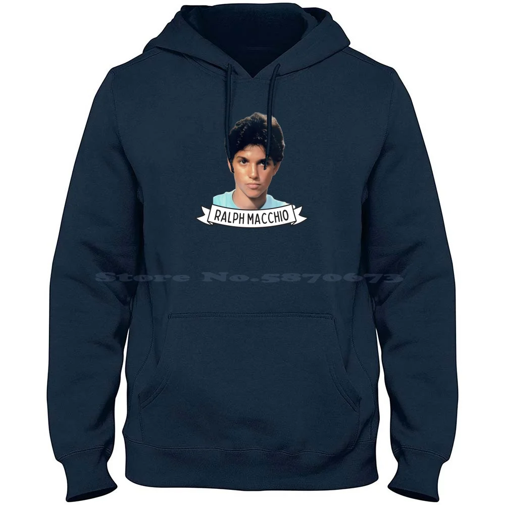 Ralph Macchio Banner 100% Pure Cotton Hoodie Tshirt Ralph Macchio Cute Hot Young 1980S Banner Minimalist Aesthetic Tumblr