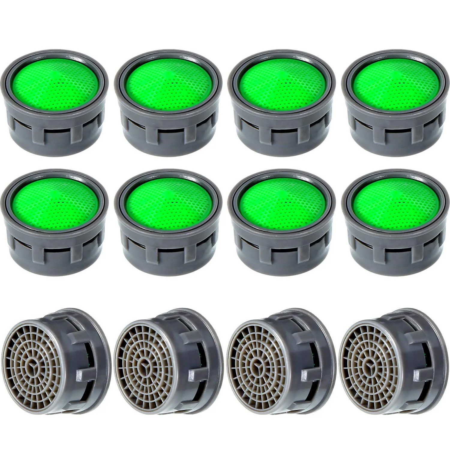 20pcs ABS Plastic Faucet Aerators Kitchen Basin Tap Aerator Home Bathroom Water Saving Faucet Replacement Accessories