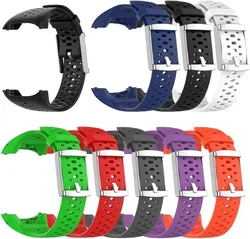 Bracelet de montre en silicone pour Polar M400 Mturquoise, bracelet respirant, remplacement du bracelet, bracelet avec outil