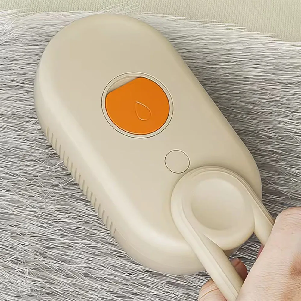Cat Dog Pet Spray Massage Brush 3 in 1 One Button Steam Spray Folding Rotatable Floating Hair Bath Hair Removal Brush Comb