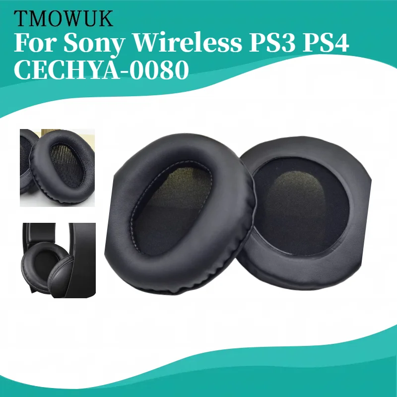 

Replacement Earpads /Head beam cushion for Sony Wireless PS3 PS4 CECHYA-0080 Headphones Earmuff Repair Parts