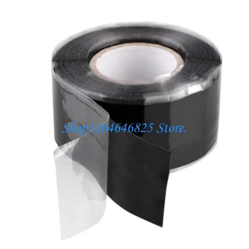 1 Roll Fusing Silicone Tape Waterproof Tape Cable Winding Tape Temperature Resist for Repair & Cable Insulation