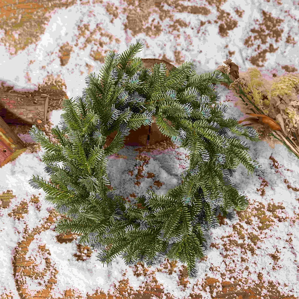 

Artificial Greenery PE Christmas Pine Needle Wreath A Dense Christmas Decoration Gifts Luxury Home Decor Items for Living Room