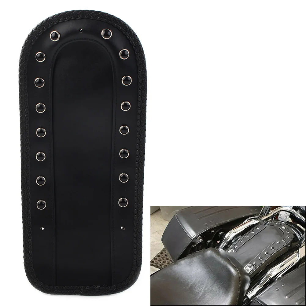 Motocykl czarne ćwieki tylny błotnik śliniaczek Solo siedzenie dla Harley Street Electra Glide Road King