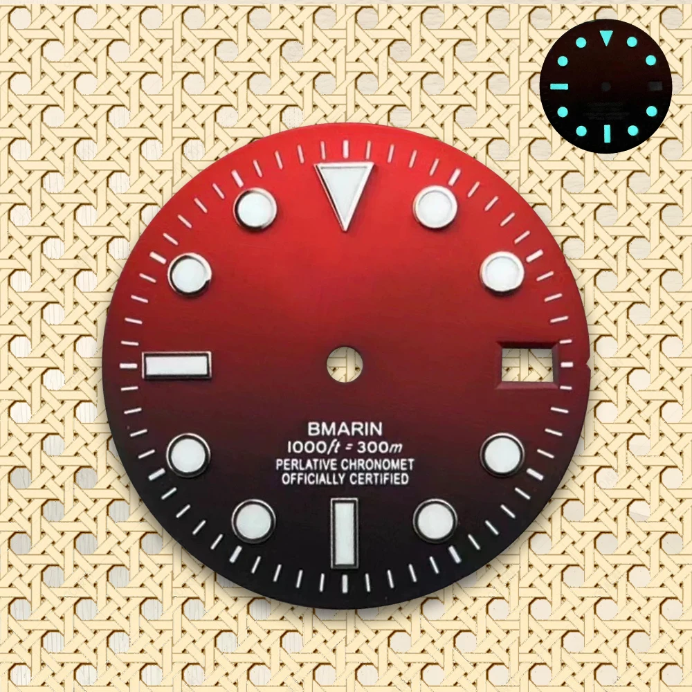 NH35 Dial 28.5mm S Logo Dial Suitable For NH35/NH36 Japanese Movement Dive Watch SUB Modification Accessories