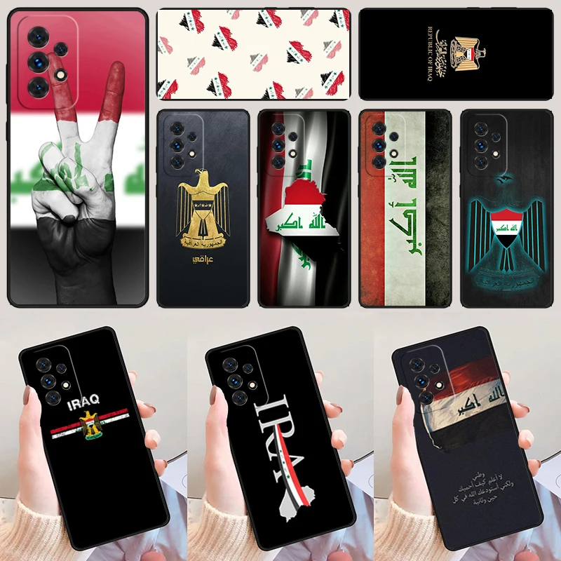 Iraqi Iraq National Flag phone case For Samsung Galaxy A42 A31 A40 A51 A71 A32 A80 A91 A52 A72 A20e A21S A50 A70 A11 A12 Cover