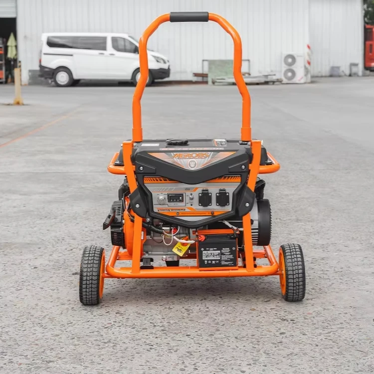 

China Portable 7000W Single Cylinder 4-Stroke Engine Generator Electrical Starting System with AC/DC Output for Home Use