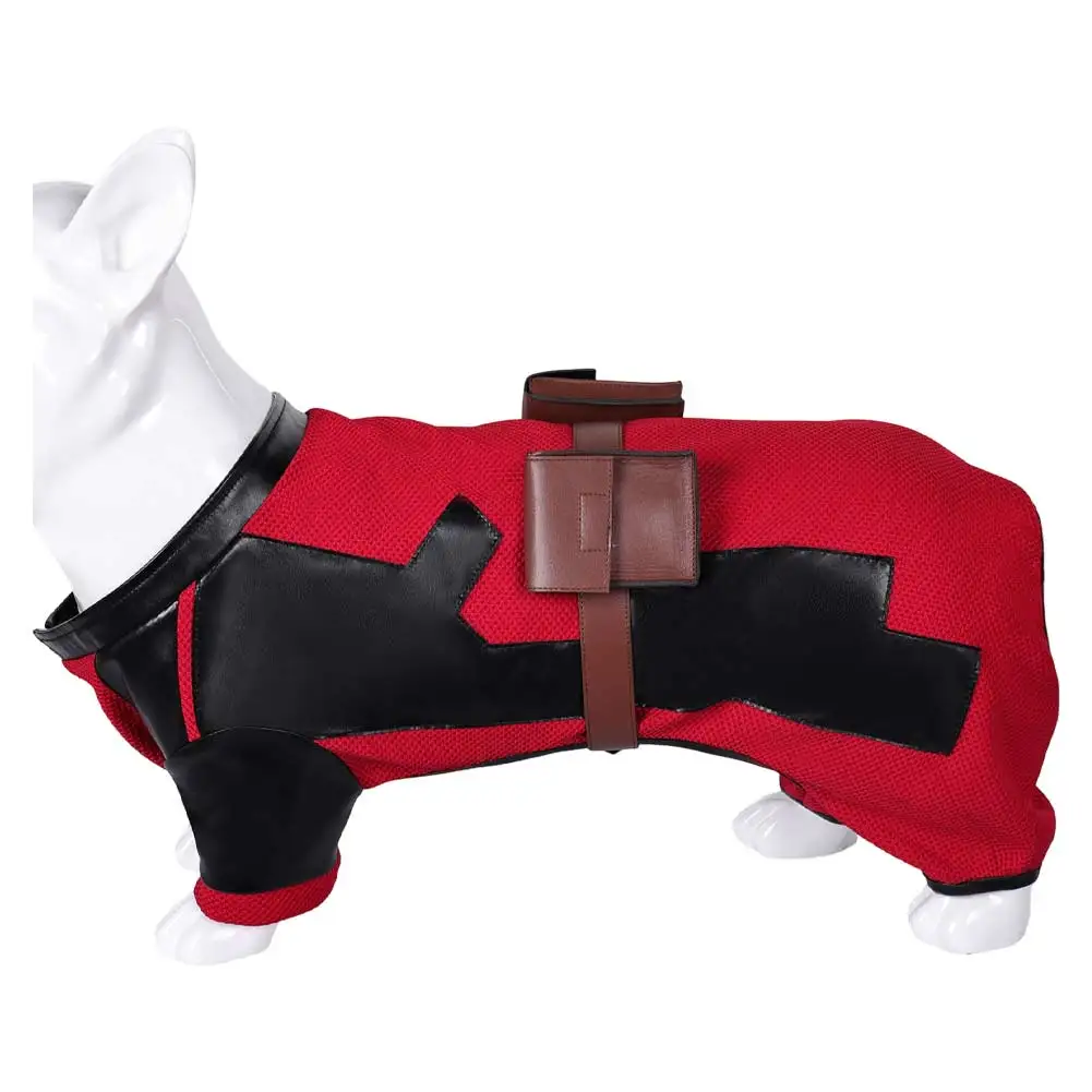 Fantasia Small Large Dog Clothes Dead Cosplay Pool Cloth 2024 Movie Male Superhero Disfraz Costume Pet Puppy Fantasy Halloween