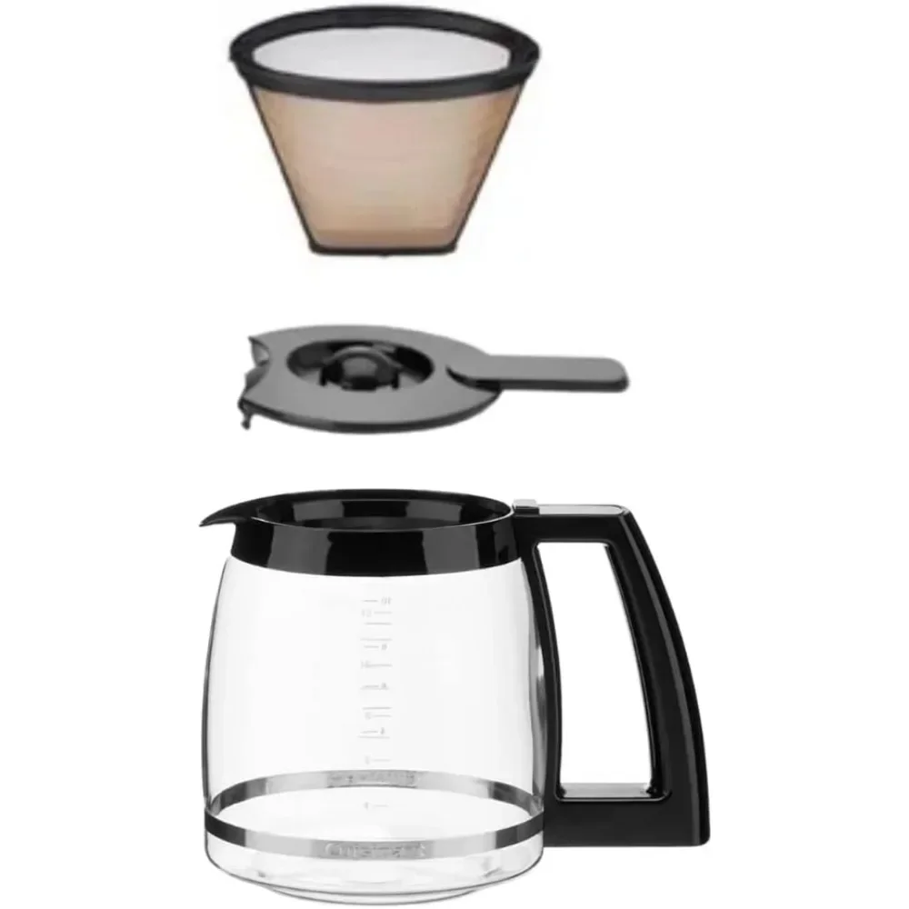 Cuisinart Single Serve + 12 Cup Coffee Maker, Offers 3-Sizes: 6-Ounces, 8-Ounces and 10-Ounces, Stainless Steel, SS-15P1