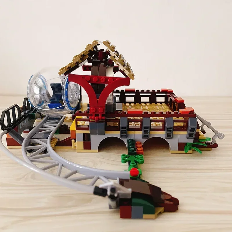 Compatibile MOC Imposta Dinosaur Park Serie di film Building Blocks Indominus Rex vs. Ankylosaurus Mondo dei bambini Giocattoli Regalo 75941