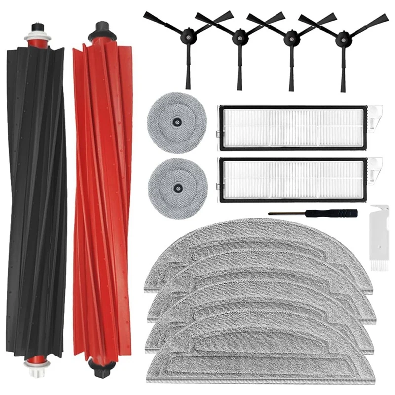 

【Hot Cake 】For Roborock S8 Maxv Ultra Robot Vacuum Cleaner Parts Main Side Brush Mop Cloth Hepa Filter Dust Bags Spare Parts