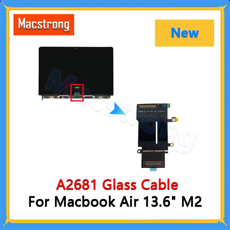 

Новый стеклянный кабель A2681 для Macbook Air 13,6 дюйма M2 A2681, кабель для подключения экрана 2022 года