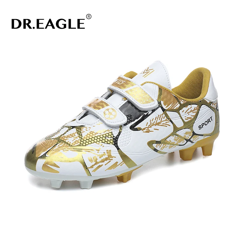 DR.EAGLE-Chaussures de football pour enfants, chaussures de football en plein air, crampon, TF, FG, taille 28-38