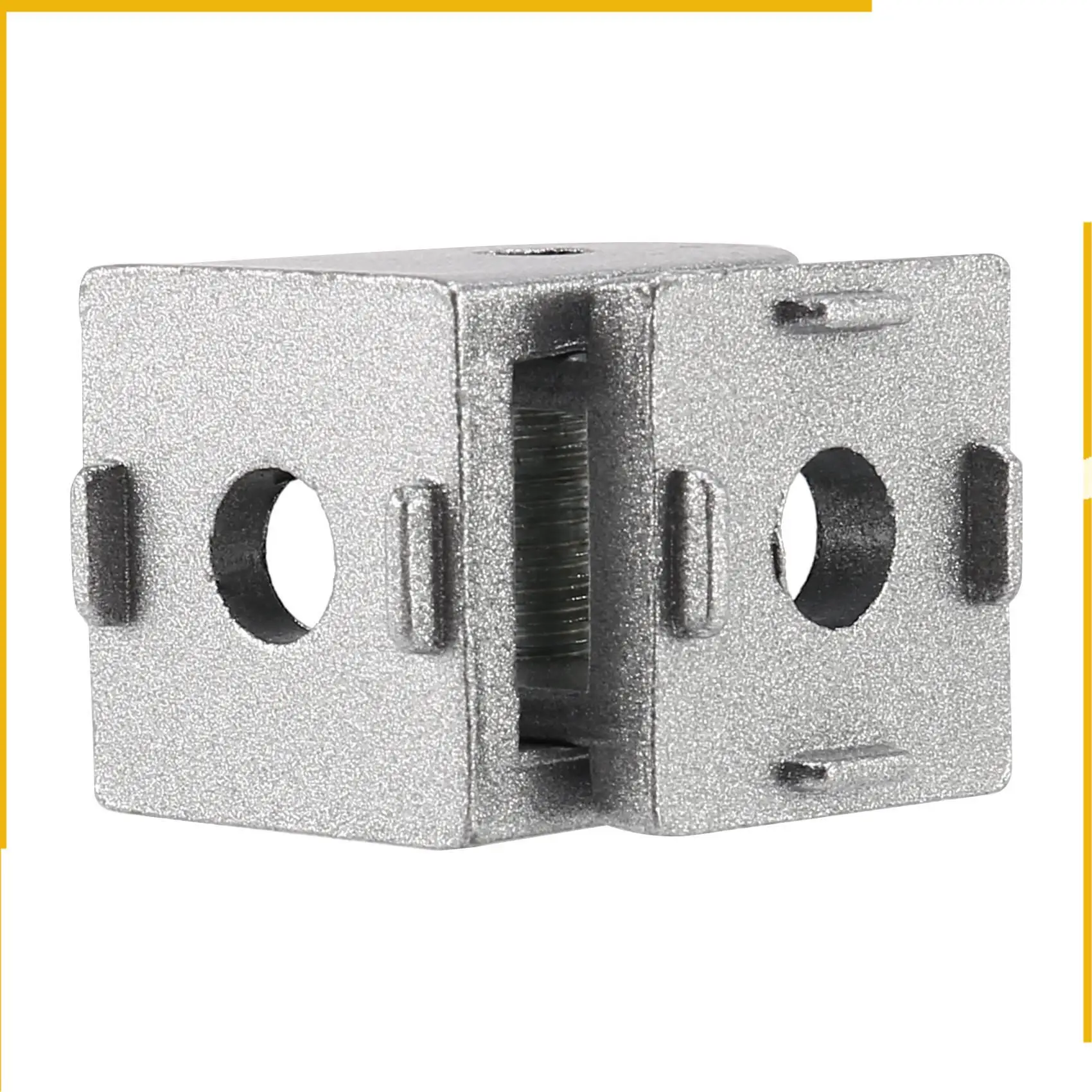 Conector de junta de pivô flexível de liga A92P 2 tamanhos para perfil de extrusão de alumínio padrão da UE 2020